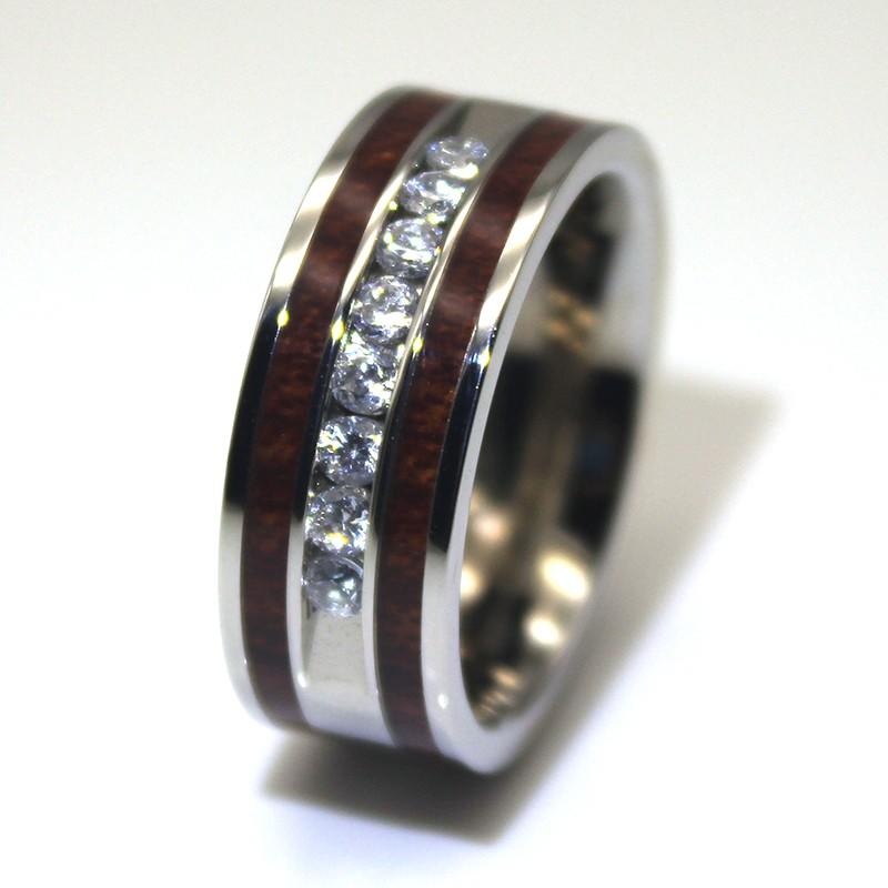 shiny black stainless steel wedding bands multi colors for decoration JaneE-3