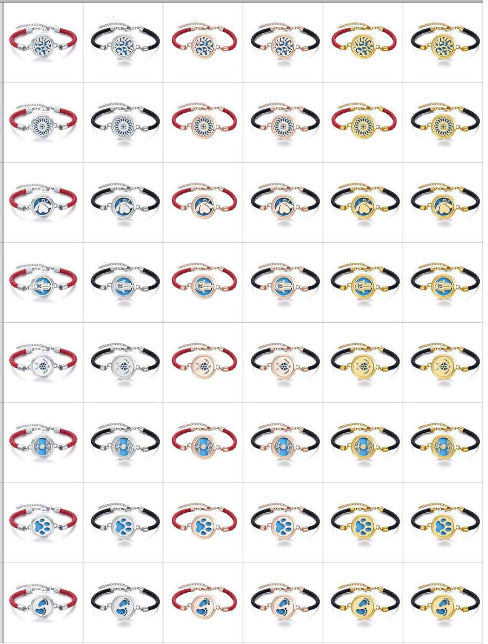 custom made stainless steel bangle bracelets fabric pads hot selling manufacturer-7