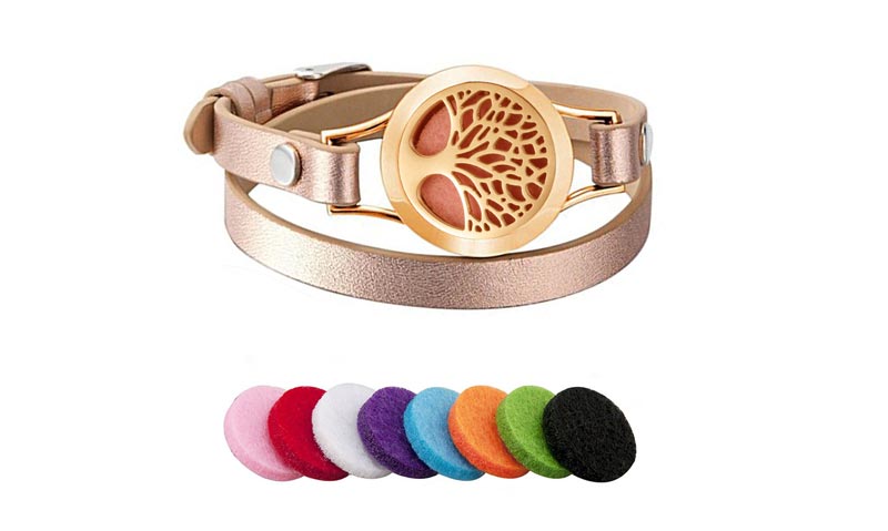 custom made stainless steel bangle bracelets fabric pads hot selling manufacturer-8