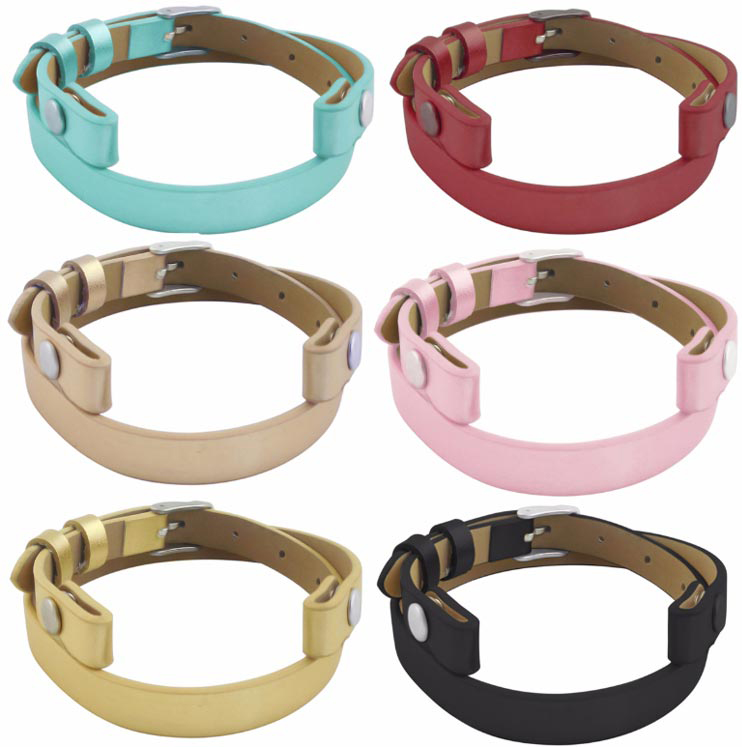 custom made stainless steel bangle bracelets fabric pads hot selling manufacturer-10