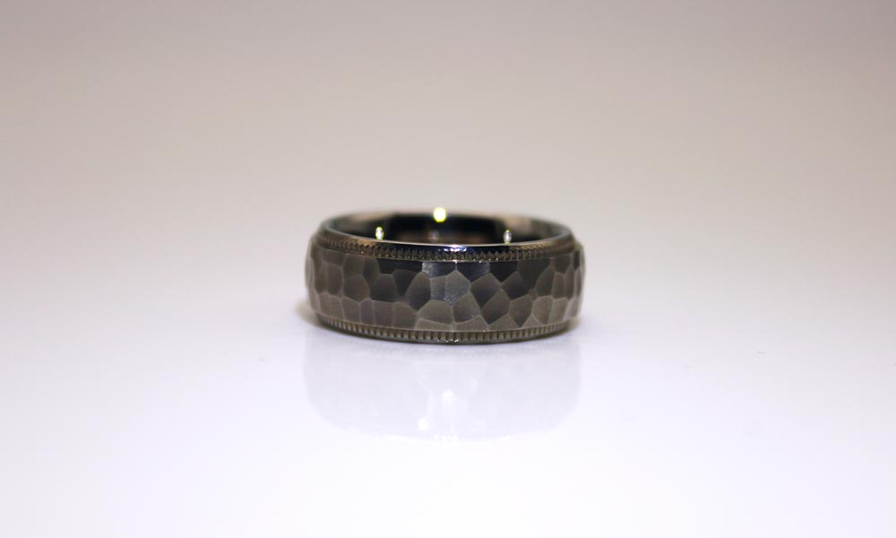 customized simple stainless steel rings black multi colors for weddings-4