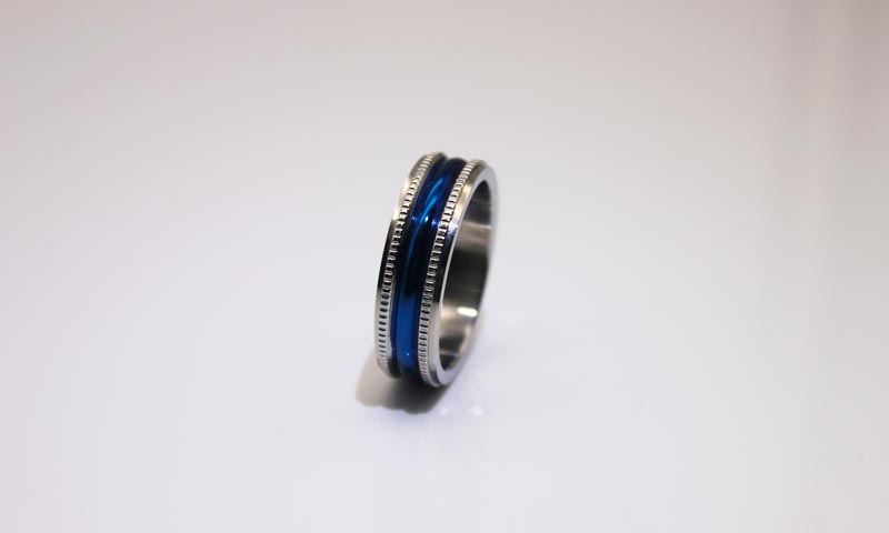 JaneE factory direct mens steel rings comfortable for weddings-2