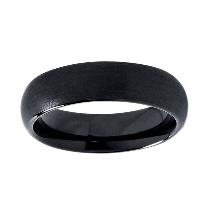JaneE shiny polished custom tungsten carbide rings two tones for wedding-2