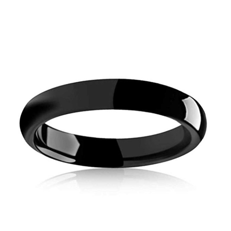 JaneE inlay brushed mens blue tungsten wedding bands matt for wedding-4