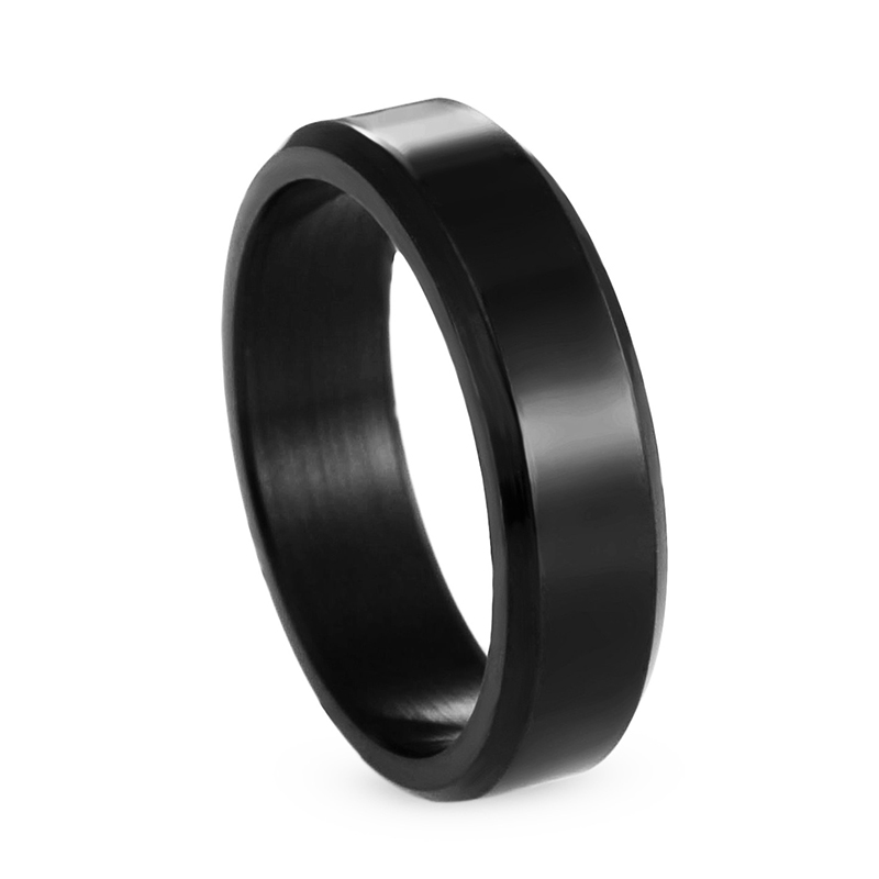 Custom 316L Stainless Steel Plain Polished Wedding Ring for Men