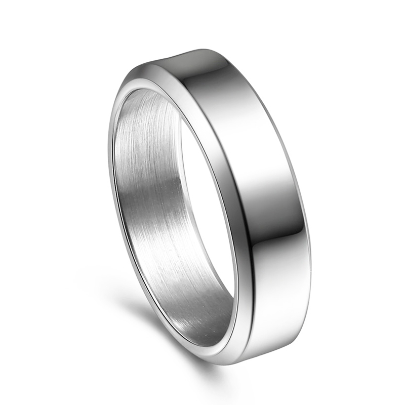 JaneE customized stainless steel wedding band comfortable for decoration-3