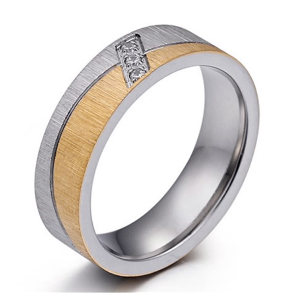 Custom Engraved 316L Stainless Steel Wedding Rings for Couple
