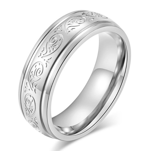 Custom Design Pattern Unique Surgical Stainless Steel Rings