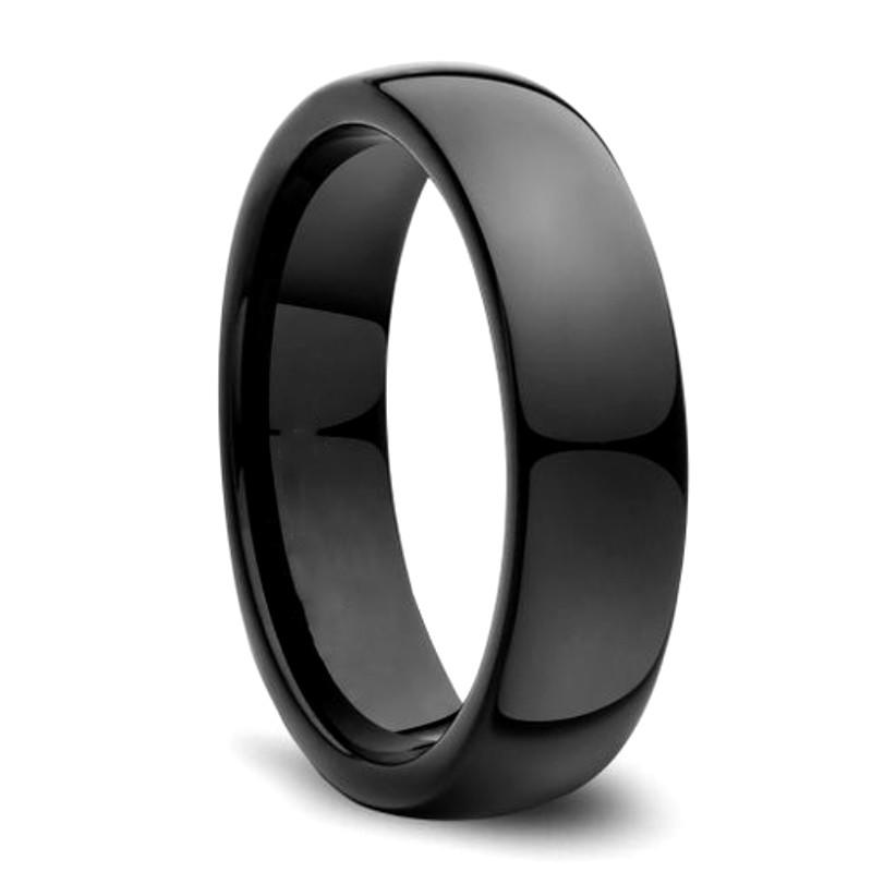 JaneE multi colors rose gold tungsten mens wedding band engraved for gift-2